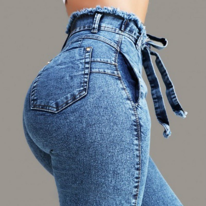 Fringed jeans - pokema23e93e0173f95591120364fa90b142b4