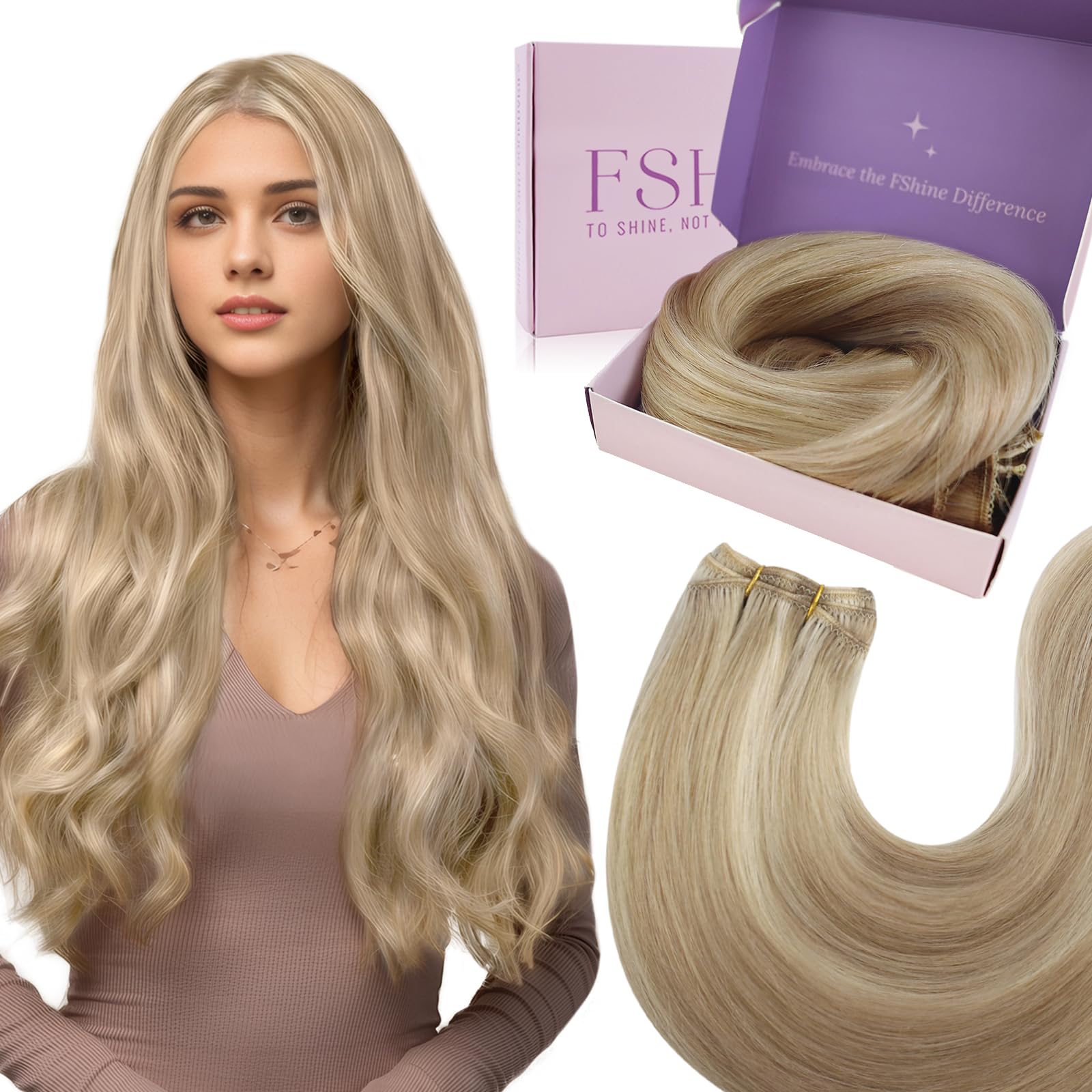 Fshine Clip in Hair Extensions Human Hair Jet Black 26 in 135 G For Party | 7pcs, Hair Extensions, for Women, Add Volume and Length - pokemaFshine Clip in Hair Extensions Human Hair Jet Black 26 in 135 G For Party | 7pcs, Hair Extensions, for Women, Add Volume and Length
