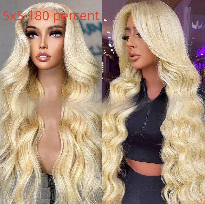 Full Human Hair Wig Headgear - pokema466f7bd974ed803f86306f149f7323d0