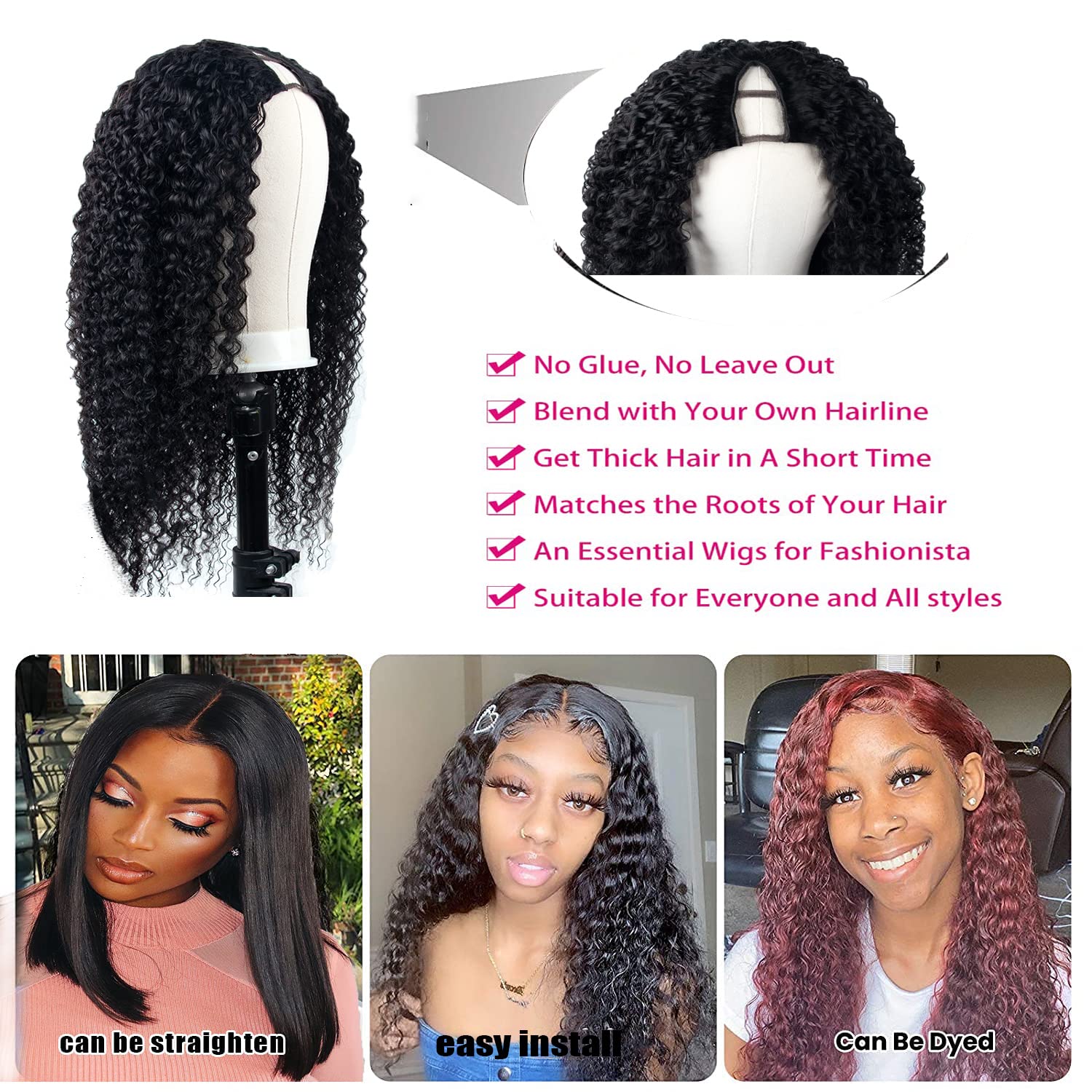 Full Mechanism Human Hair Wig Headgear - pokema737103458b806671e60bfb4e2df0f13c