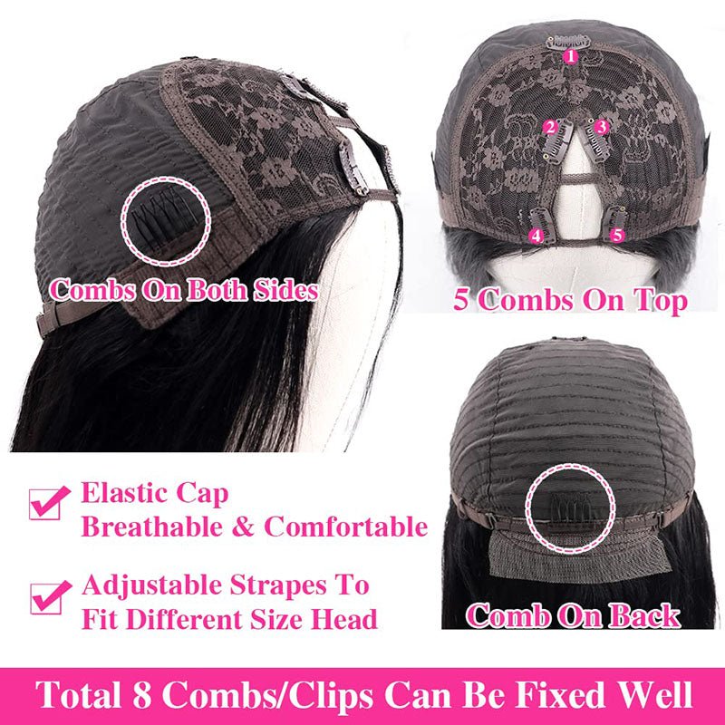 Full Mechanism Human Hair Wig Headgear - pokema2e9f416653246318151dcd11023bac63