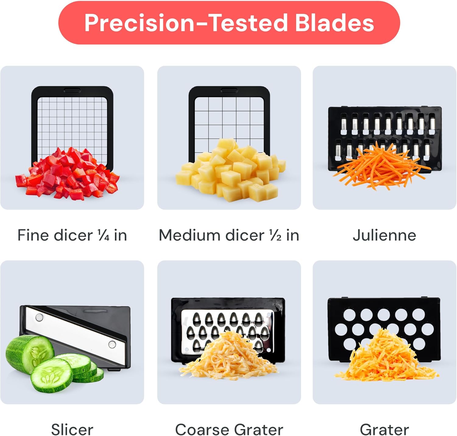 Fullstar Pro Original - Vegetable Chopper & Mandoline Slicer - 6 Blades | Onion, Salad & Veggie Dicer - Julienne Cutter & Grater - Kitchen Gadgets & Gifts - Home Essentials (6-in-1, Black) - pokemaFullstar Pro Original - Vegetable Chopper & Mandoline Slicer - 6 Blades | Onion, Salad & Veggie Dicer - Julienne Cutter & Grater - Kitchen Gadgets & Gifts - Home Essentials (6-in-1, Black)