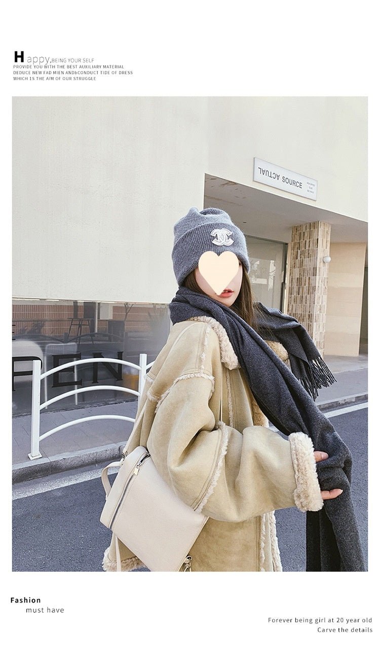 Fur-integrated Lamb Wool Coat For Women Winter - pokemab46579f691a9c51a2e1fe721c7510717