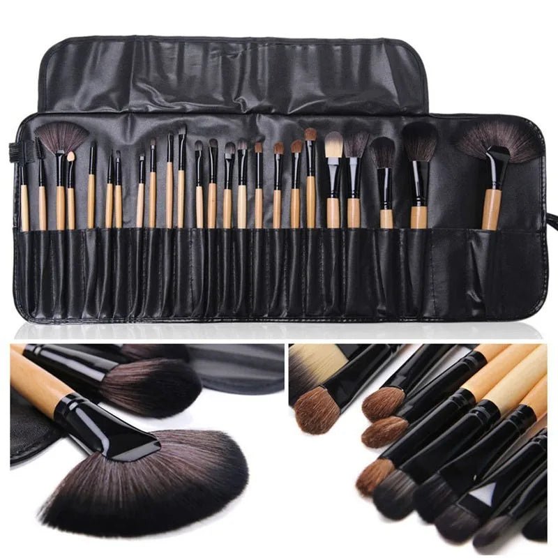 Gift Bag Of 24 Pcs Makeup Brush Sets Professional Cosmetics Brushes Eyebrow Powder Foundation Shadows Pinceaux Make Up Tools - pokema73c0db4da48763e3d881e36585540e9a