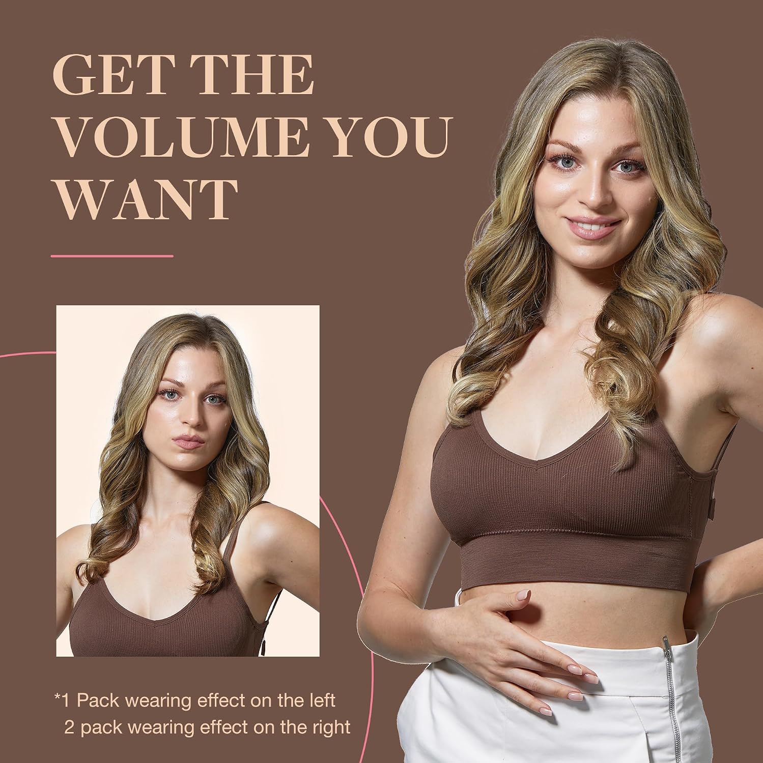 GOO GOO Clip in Hair Extensions Human Hair, 14inch 120g 7Pcs, 3/8/613 Balayage Walnut Brown to Ash Brown and Bleach Blonde, Hair extensions for women, Human Hair Extensions Clip in - pokemaGOO GOO Clip in Hair Extensions Human Hair, 14inch 120g 7Pcs, 3/8/613 Balayage Walnut Brown to Ash Brown and Bleach Blonde, Hair extensions for women, Human Hair Extensions Clip in