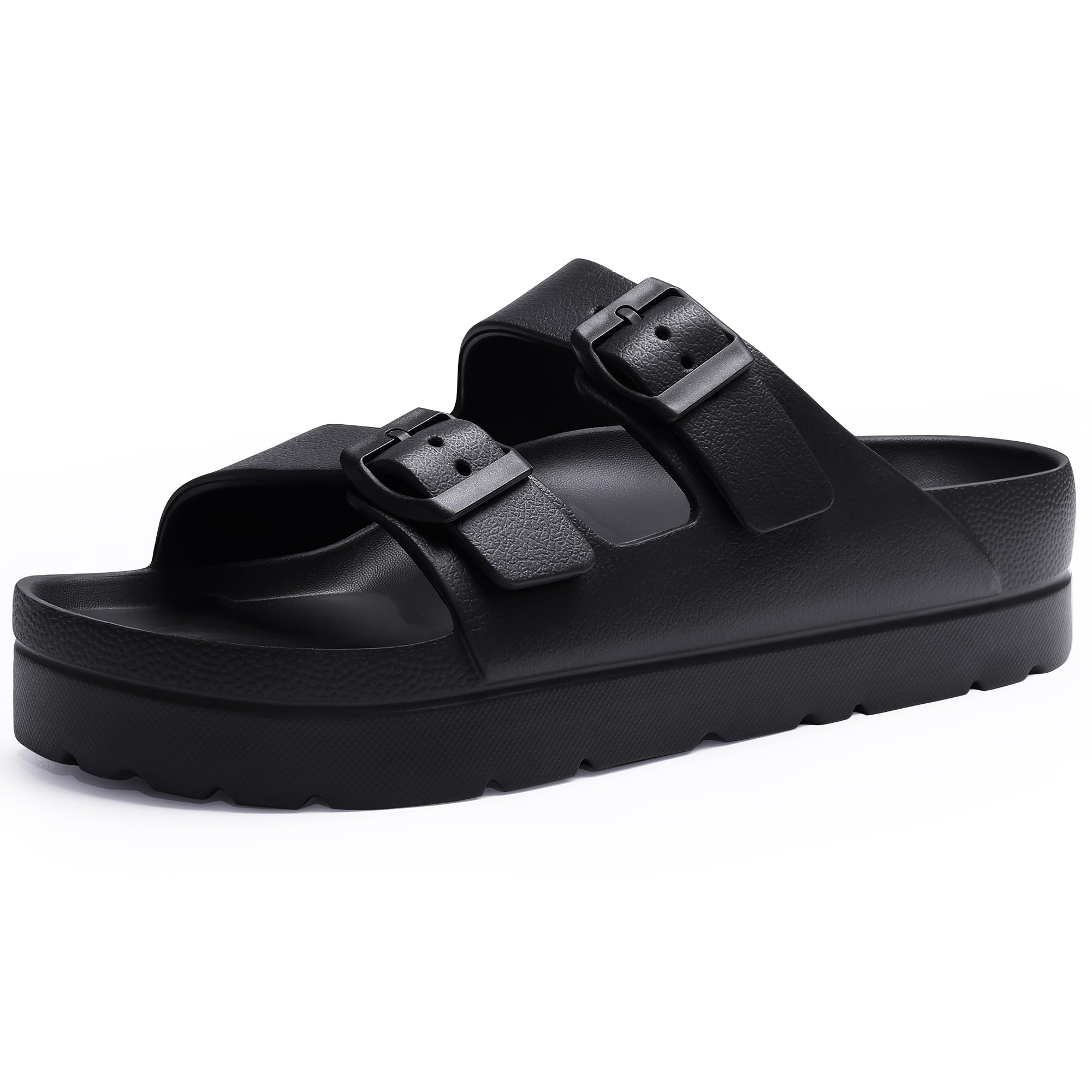 Goosecret Sandales à plateforme de marche confortables pour femme | Sandales légères en mousse à enfiler avec boucle réglable, sandales pour la plage et le quotidien - pokemaGoosecret Sandales à plateforme de marche confortables pour femme | Sandales légères en mousse à enfiler avec boucle réglable, sandales pour la plage et le quotidien