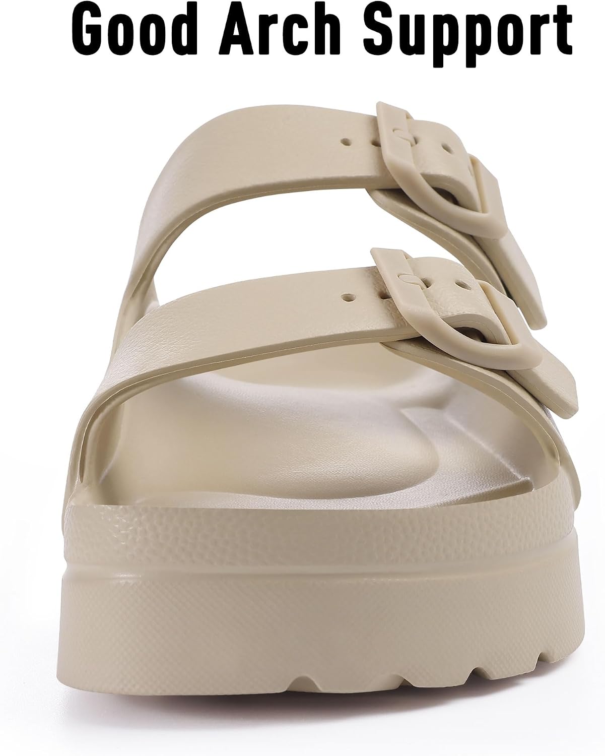Goosecret Sandales à plateforme de marche confortables pour femme | Sandales légères en mousse à enfiler avec boucle réglable, sandales pour la plage et le quotidien - pokemaGoosecret Sandales à plateforme de marche confortables pour femme | Sandales légères en mousse à enfiler avec boucle réglable, sandales pour la plage et le quotidien