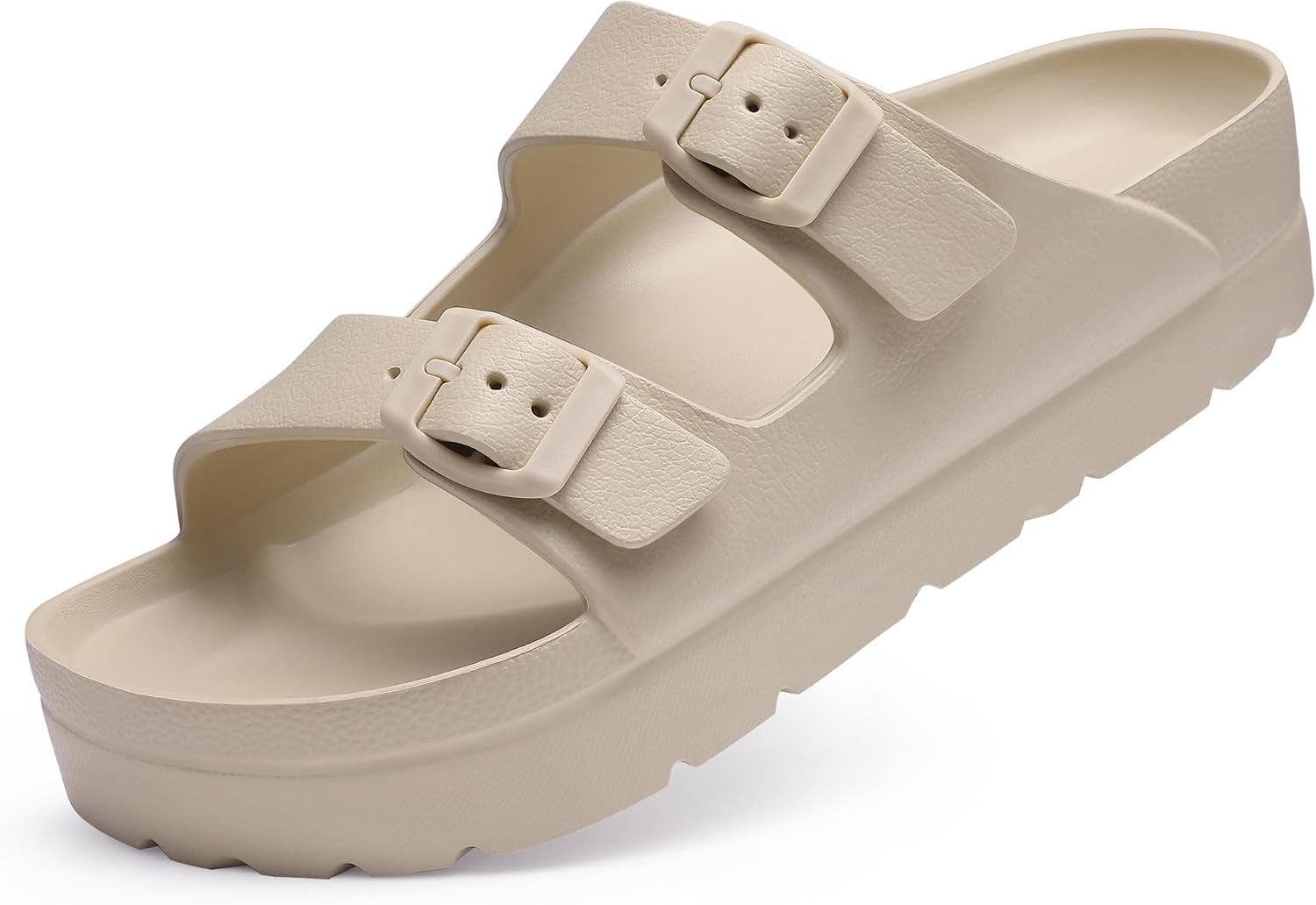 Goosecret Sandales à plateforme de marche confortables pour femme | Sandales légères en mousse à enfiler avec boucle réglable, sandales pour la plage et le quotidien - pokemaGoosecret Sandales à plateforme de marche confortables pour femme | Sandales légères en mousse à enfiler avec boucle réglable, sandales pour la plage et le quotidien