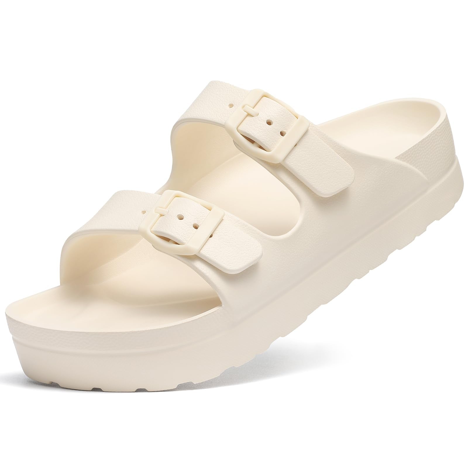 Goosecret Sandales à plateforme de marche confortables pour femme | Sandales légères en mousse à enfiler avec boucle réglable, sandales pour la plage et le quotidien - pokemaGoosecret Sandales à plateforme de marche confortables pour femme | Sandales légères en mousse à enfiler avec boucle réglable, sandales pour la plage et le quotidien