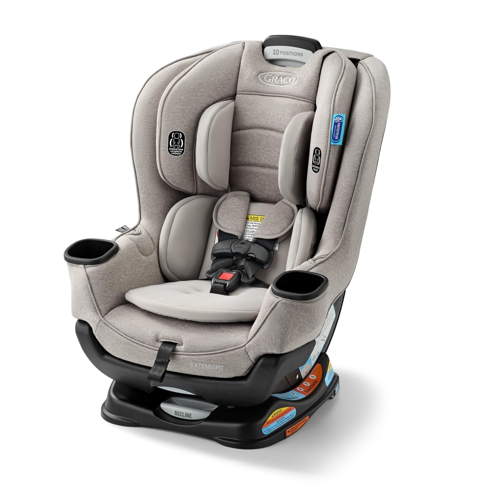 Graco Extend2Fit Convertible Car Seat, 2-in-1 Forward & Rear-Facing Baby Car Seat, 1.8-30 kg (4-65 lb), Titus - pokemaGraco Extend2Fit Convertible Car Seat, 2-in-1 Forward & Rear-Facing Baby Car Seat, 1.8-30 kg (4-65 lb), Titus