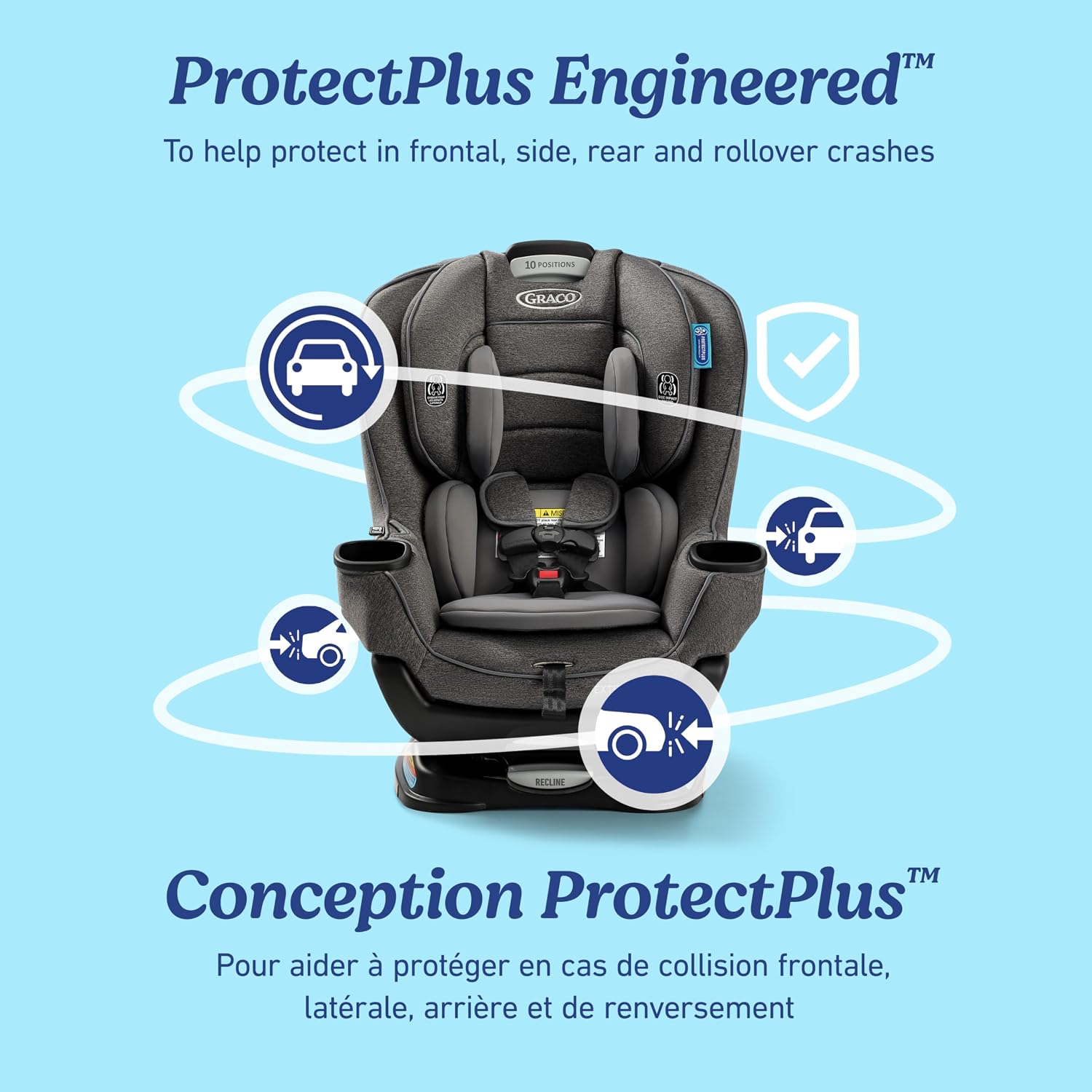 Graco Extend2Fit Convertible Car Seat, 2-in-1 Forward & Rear-Facing Baby Car Seat, 1.8-30 kg (4-65 lb), Titus - pokemaGraco Extend2Fit Convertible Car Seat, 2-in-1 Forward & Rear-Facing Baby Car Seat, 1.8-30 kg (4-65 lb), Titus