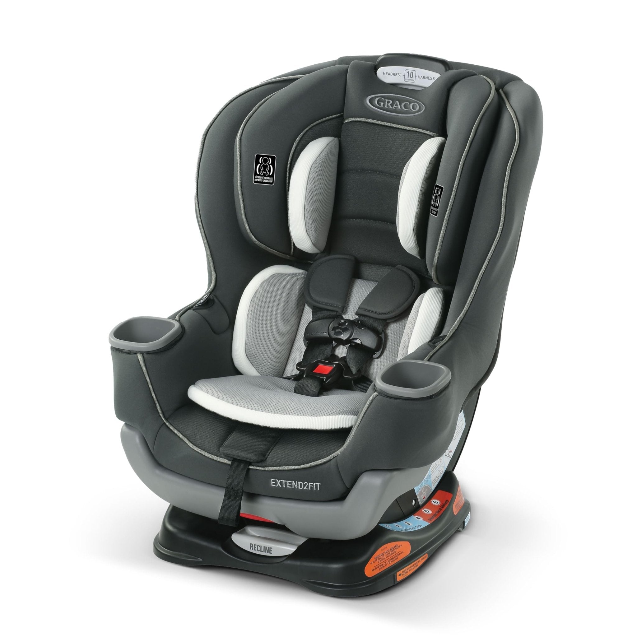 Graco Extend2Fit Convertible Car Seat, 2-in-1 Forward & Rear-Facing Baby Car Seat, 1.8-30 kg (4-65 lb), Titus - pokemaGraco Extend2Fit Convertible Car Seat, 2-in-1 Forward & Rear-Facing Baby Car Seat, 1.8-30 kg (4-65 lb), Titus