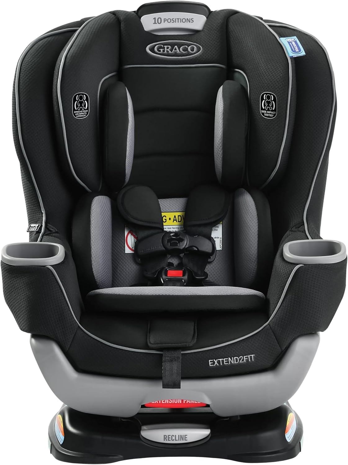 Graco Extend2Fit Convertible Car Seat, 2-in-1 Forward & Rear-Facing Baby Car Seat, 1.8-30 kg (4-65 lb), Titus - pokemaGraco Extend2Fit Convertible Car Seat, 2-in-1 Forward & Rear-Facing Baby Car Seat, 1.8-30 kg (4-65 lb), Titus