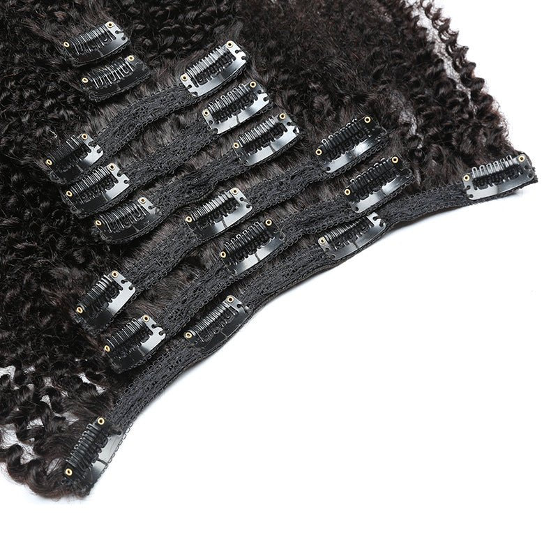 Gradient Color Real Hair Clip - pokema582a78b60d214a0ee3103f4a26611147