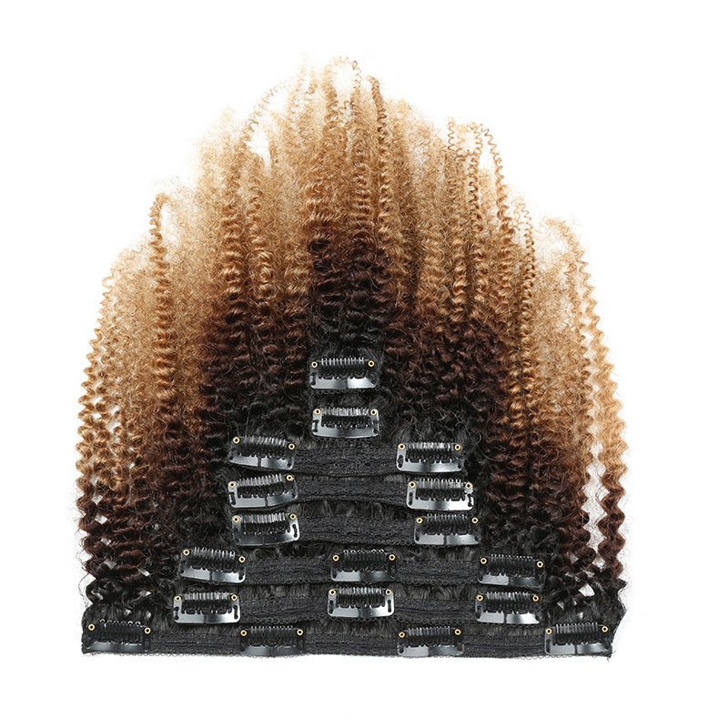 Gradient Color Real Hair Clip - pokemaddb931938b56eab845430f1dbae320eb