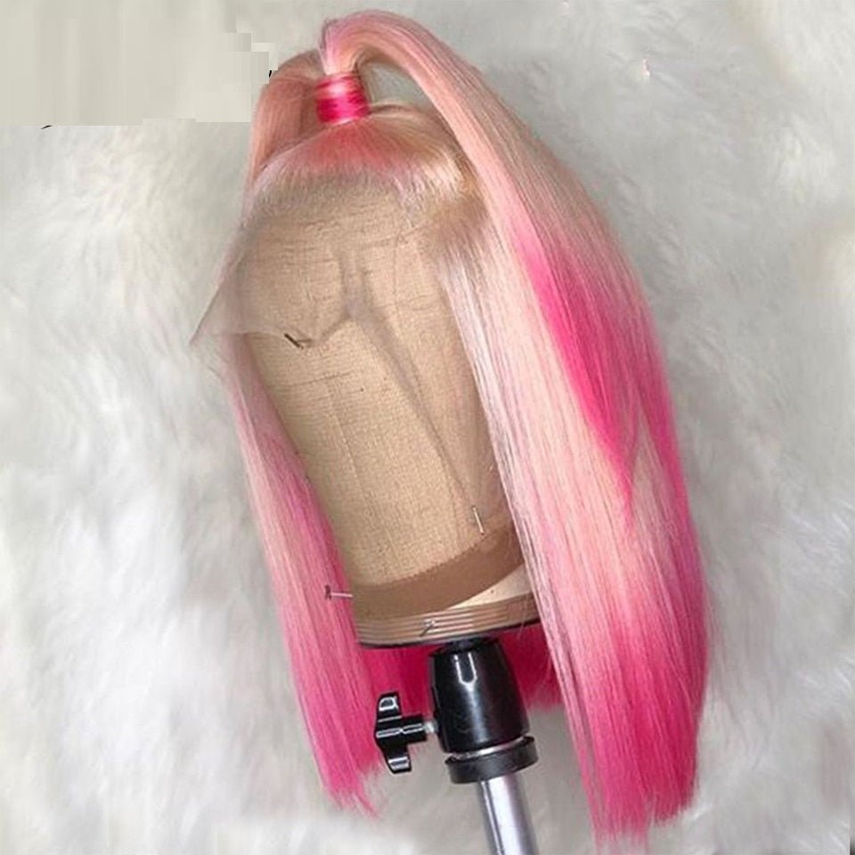 Gradient Front Lace Semi-machine-made High-quality Human Hair - pokema9af3e2ac5d642f4724a74e613b0e7535