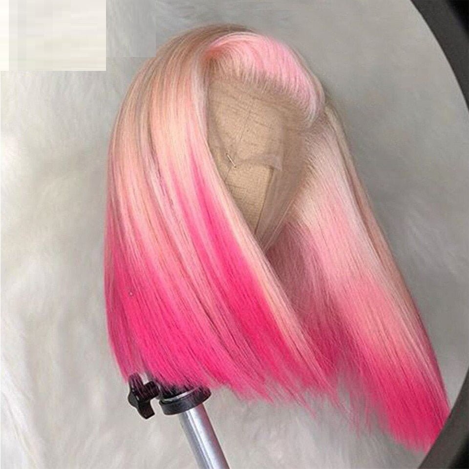 Gradient Front Lace Semi-machine-made High-quality Human Hair - pokema9a4c8b6f541f8c0c0fa417c7108a6d2c