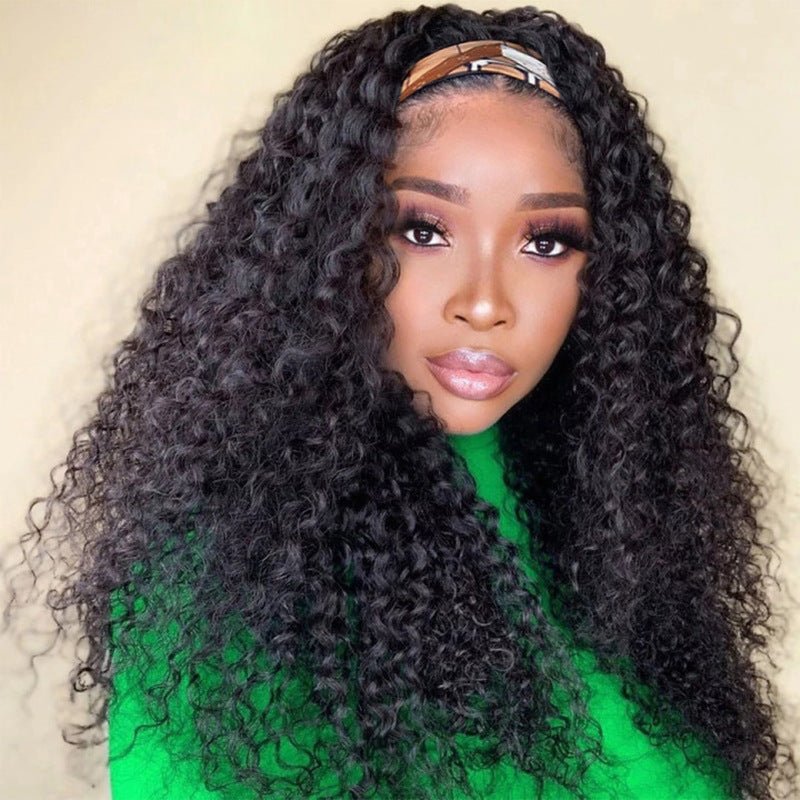 Hair Band Wig Ladies Chemical Fiber Wig - pokema50b4e8423c3245cecdf3665ce2ebc718