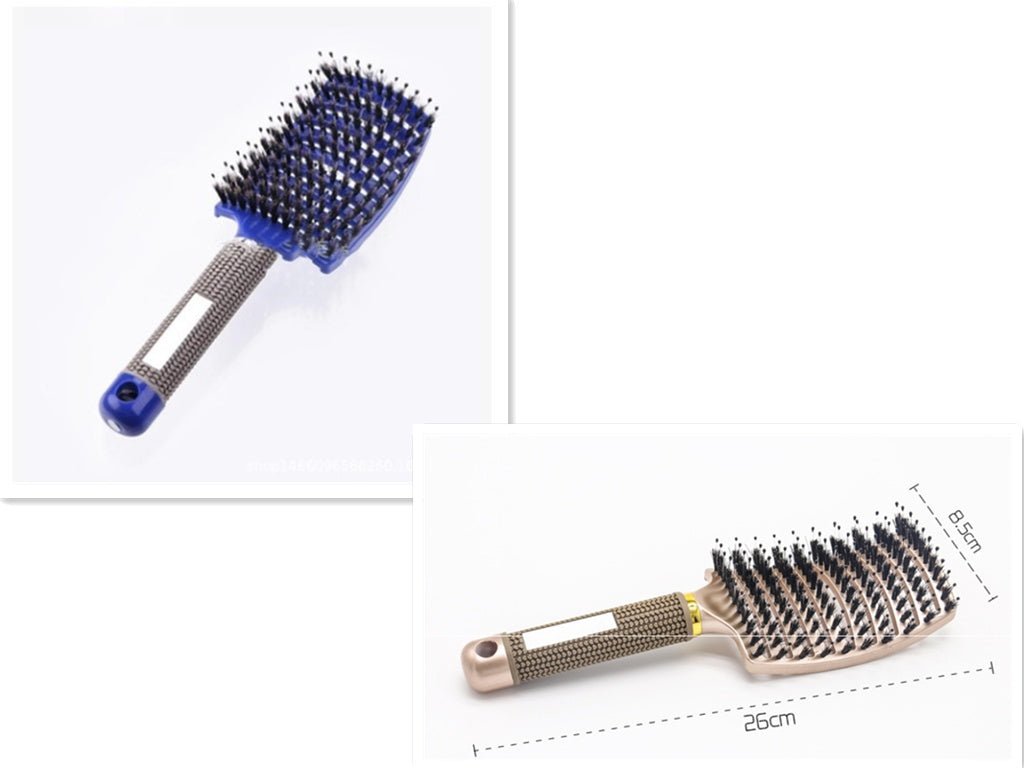 Hairbrush Anti Klit Brushy Haarborstel Women Detangler Hair Brush Bristle Nylon Scalp Massage Teaser Hair Brush Comb - pokemaaf618ef1731f3ca9363cabe2b4969d10