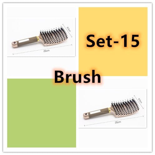 Hairbrush Anti Klit Brushy Haarborstel Women Detangler Hair Brush Bristle Nylon Scalp Massage Teaser Hair Brush Comb - pokema536c53ec8eff53ee8e0d4e4a7d391acd