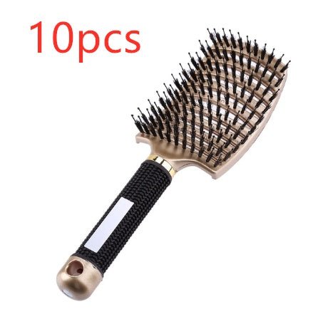 Hairbrush Anti Klit Brushy Haarborstel Women Detangler Hair Brush Bristle Nylon Scalp Massage Teaser Hair Brush Comb - pokemacf76e25036eae379dffa92e50beb24b3