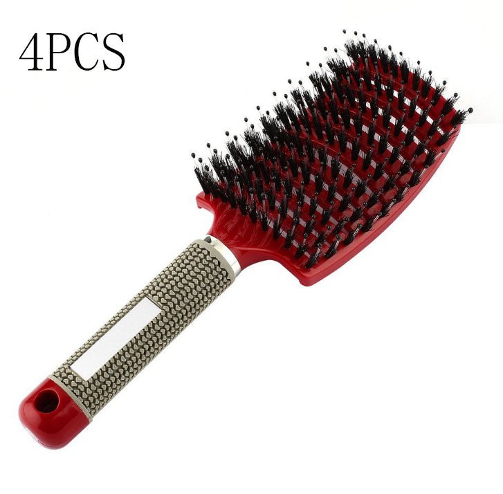 Hairbrush Anti Klit Brushy Haarborstel Women Detangler Hair Brush Bristle Nylon Scalp Massage Teaser Hair Brush Comb - pokema17d47ae99dbd0ebe81e333abd4964bbb