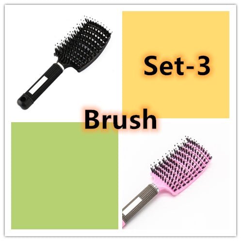 Hairbrush Anti Klit Brushy Haarborstel Women Detangler Hair Brush Bristle Nylon Scalp Massage Teaser Hair Brush Comb - pokema17bb982efeb8eee64f6c9f83dfcf657d