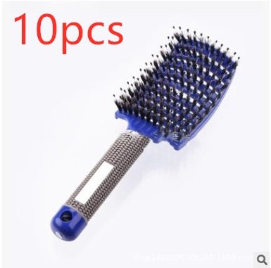 Hairbrush Anti Klit Brushy Haarborstel Women Detangler Hair Brush Bristle Nylon Scalp Massage Teaser Hair Brush Comb - pokema54276db2b835e3f108cc8829ce7424f5