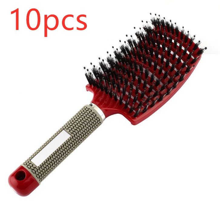 Hairbrush Anti Klit Brushy Haarborstel Women Detangler Hair Brush Bristle Nylon Scalp Massage Teaser Hair Brush Comb - pokemafac24b2981e8bb106bcbbbe82e96f2ad