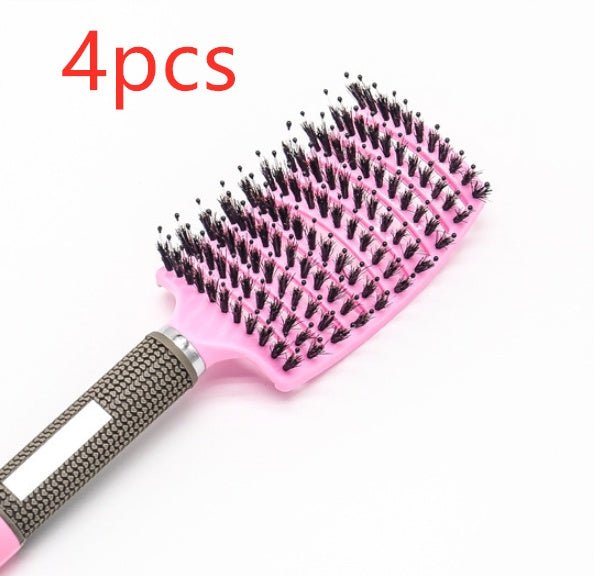 Hairbrush Anti Klit Brushy Haarborstel Women Detangler Hair Brush Bristle Nylon Scalp Massage Teaser Hair Brush Comb - pokemad017137ac91ab4c52710a2b8937b5f34