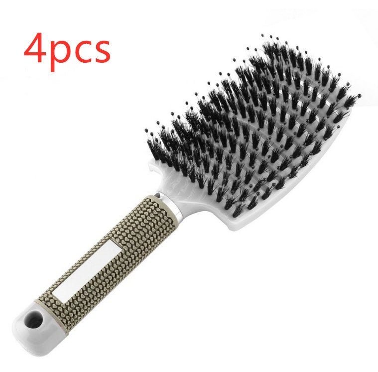 Hairbrush Anti Klit Brushy Haarborstel Women Detangler Hair Brush Bristle Nylon Scalp Massage Teaser Hair Brush Comb - pokema5f7e774968aee454d68466aa8de03a53