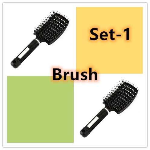 Hairbrush Anti Klit Brushy Haarborstel Women Detangler Hair Brush Bristle Nylon Scalp Massage Teaser Hair Brush Comb - pokema30f6ed8e370451e9aab582b62e00d112