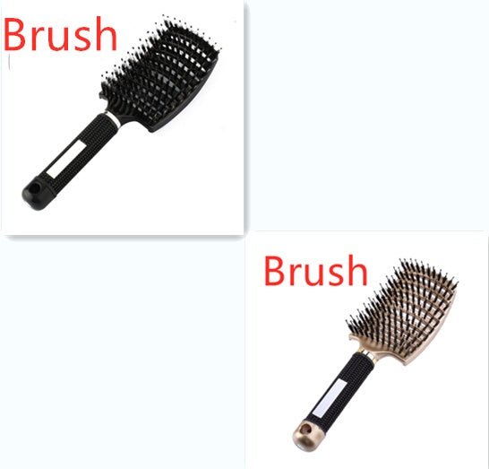 Hairbrush Anti Klit Brushy Haarborstel Women Detangler Hair Brush Bristle Nylon Scalp Massage Teaser Hair Brush Comb - pokema54bb04047695857a34d69f12538de985