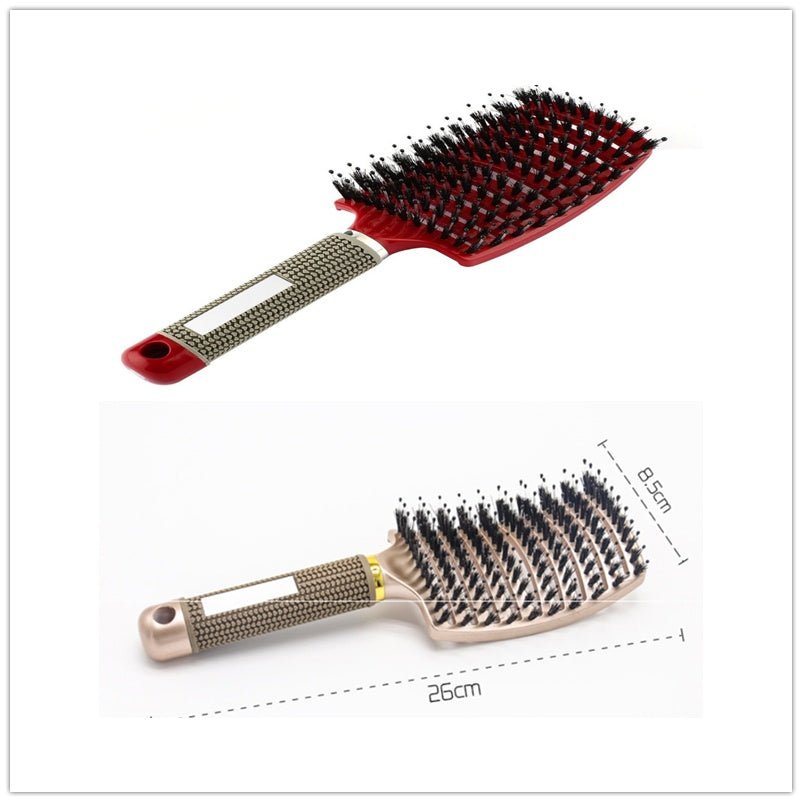 Hairbrush Anti Klit Brushy Haarborstel Women Detangler Hair Brush Bristle Nylon Scalp Massage Teaser Hair Brush Comb - pokema4b5381cac883547eb52f28e35c5858a4