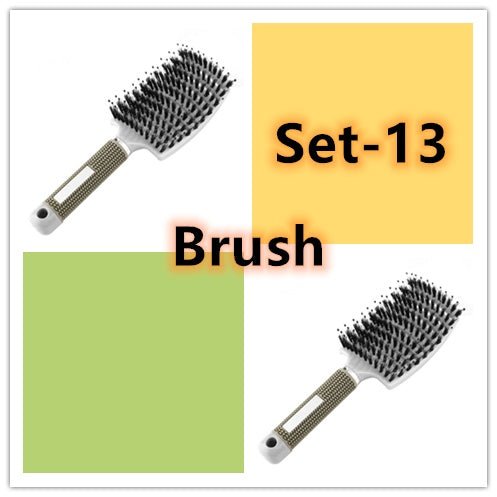Hairbrush Anti Klit Brushy Haarborstel Women Detangler Hair Brush Bristle Nylon Scalp Massage Teaser Hair Brush Comb - pokema42d82190cc795204dadfd8a5df1fb3a1