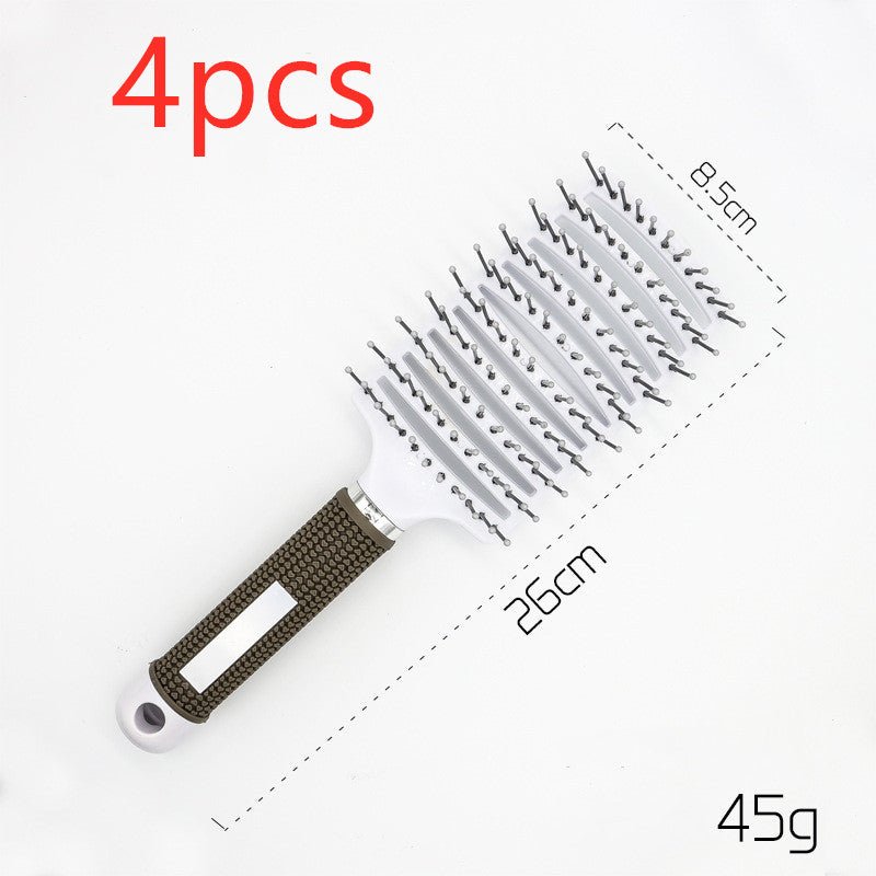 Hairbrush Anti Klit Brushy Haarborstel Women Detangler Hair Brush Bristle Nylon Scalp Massage Teaser Hair Brush Comb - pokemafd183481564c04c198222e7e20ffe536