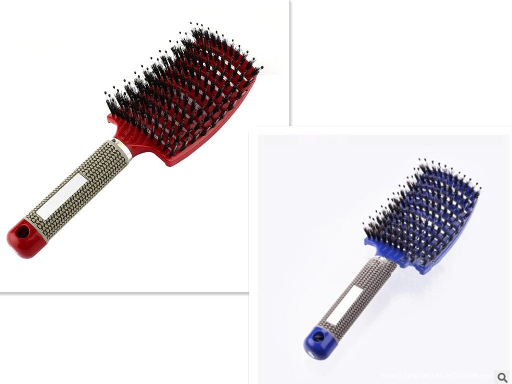 Hairbrush Anti Klit Brushy Haarborstel Women Detangler Hair Brush Bristle Nylon Scalp Massage Teaser Hair Brush Comb - pokema7c80b98f6f2366e01855c3bd506e3ec7
