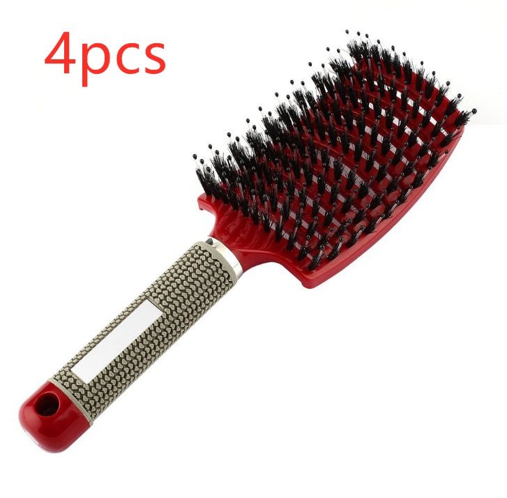 Hairbrush Anti Klit Brushy Haarborstel Women Detangler Hair Brush Bristle Nylon Scalp Massage Teaser Hair Brush Comb - pokema2da837cf0fcbd54622f91fa26fb898b7