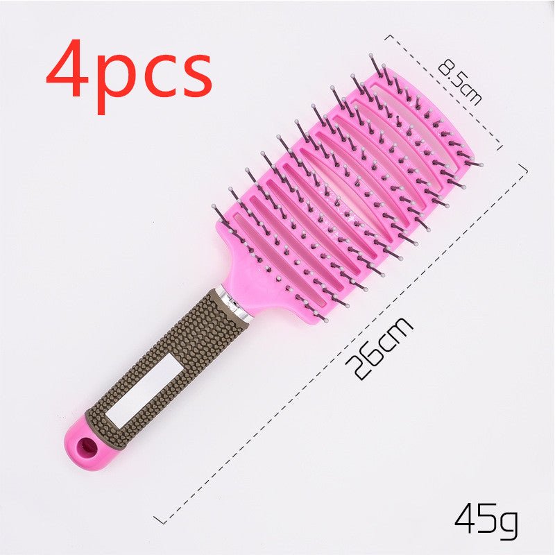 Hairbrush Anti Klit Brushy Haarborstel Women Detangler Hair Brush Bristle Nylon Scalp Massage Teaser Hair Brush Comb - pokema868469f45c3b1d4d20e21495e3a3633a