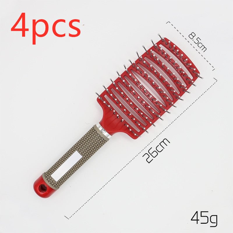 Hairbrush Anti Klit Brushy Haarborstel Women Detangler Hair Brush Bristle Nylon Scalp Massage Teaser Hair Brush Comb - pokemaf3a7d8f6037c00b97e728bc0e3d59c6a
