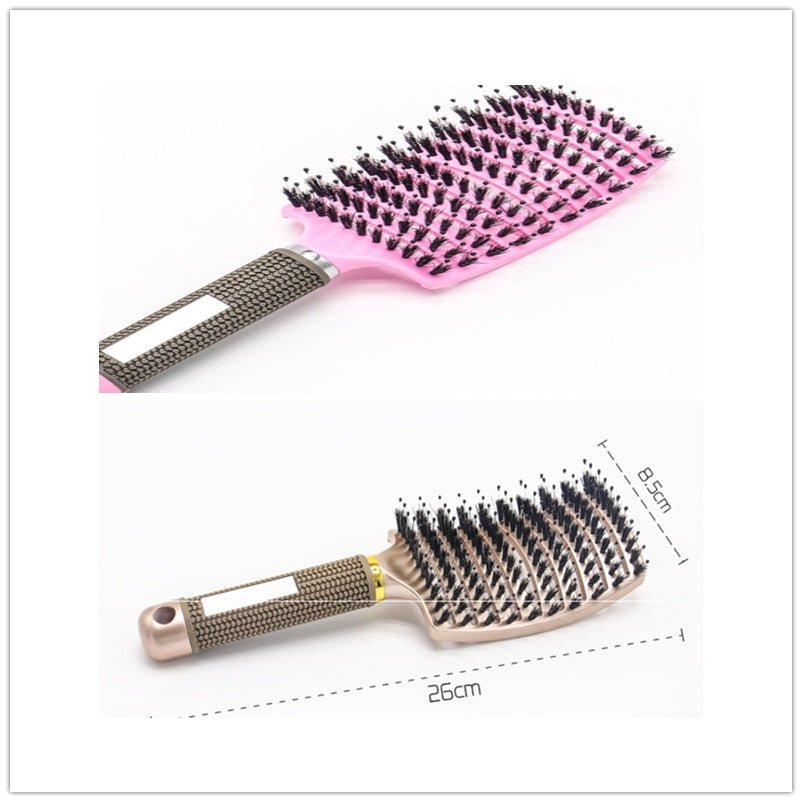 Hairbrush Anti Klit Brushy Haarborstel Women Detangler Hair Brush Bristle Nylon Scalp Massage Teaser Hair Brush Comb - pokemafd00faccc5b9237c140bbbd62f82770