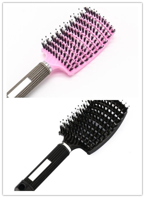 Hairbrush Anti Klit Brushy Haarborstel Women Detangler Hair Brush Bristle Nylon Scalp Massage Teaser Hair Brush Comb - pokema13aa0e5188caef445dd6cf61217ab531