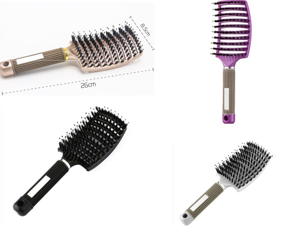 Hairbrush Anti Klit Brushy Haarborstel Women Detangler Hair Brush Bristle Nylon Scalp Massage Teaser Hair Brush Comb - pokema8665905ca9f9d4473d628d7c5eade6ff