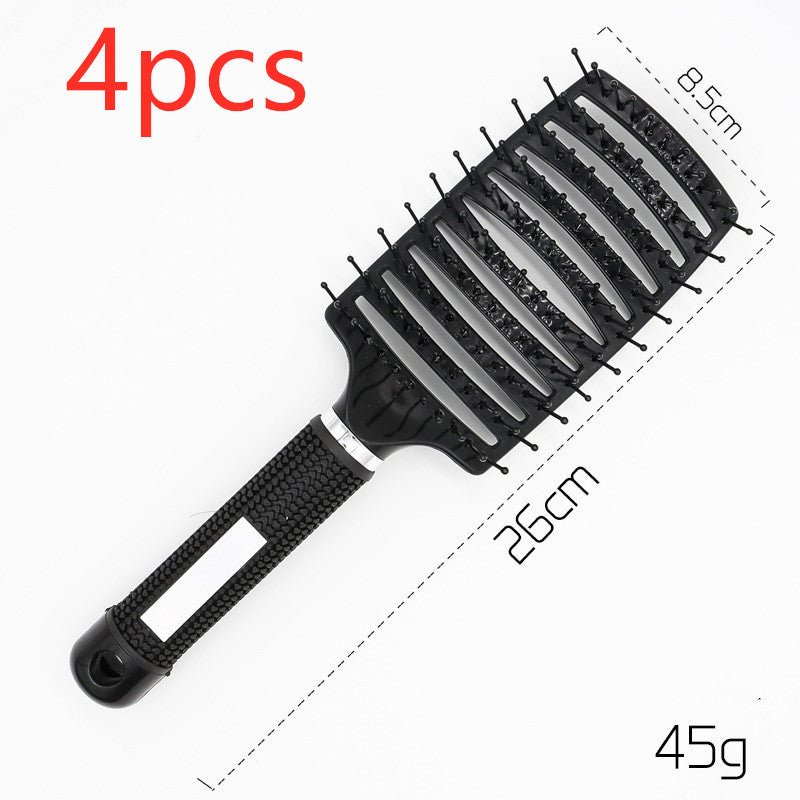 Hairbrush Anti Klit Brushy Haarborstel Women Detangler Hair Brush Bristle Nylon Scalp Massage Teaser Hair Brush Comb - pokemaa541e6d92dd4c2c7212a3730e53c5a1