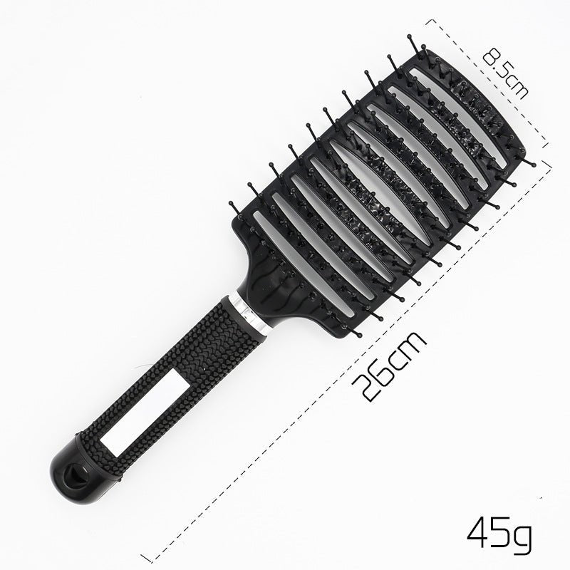 Hairbrush Anti Klit Brushy Haarborstel Women Detangler Hair Brush Bristle Nylon Scalp Massage Teaser Hair Brush Comb - pokema7e051967ca0e92c95ddf3db25c8a1267