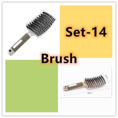 Hairbrush Anti Klit Brushy Haarborstel Women Detangler Hair Brush Bristle Nylon Scalp Massage Teaser Hair Brush Comb - pokema95d46b386e14ac2267390ff0265f7e57