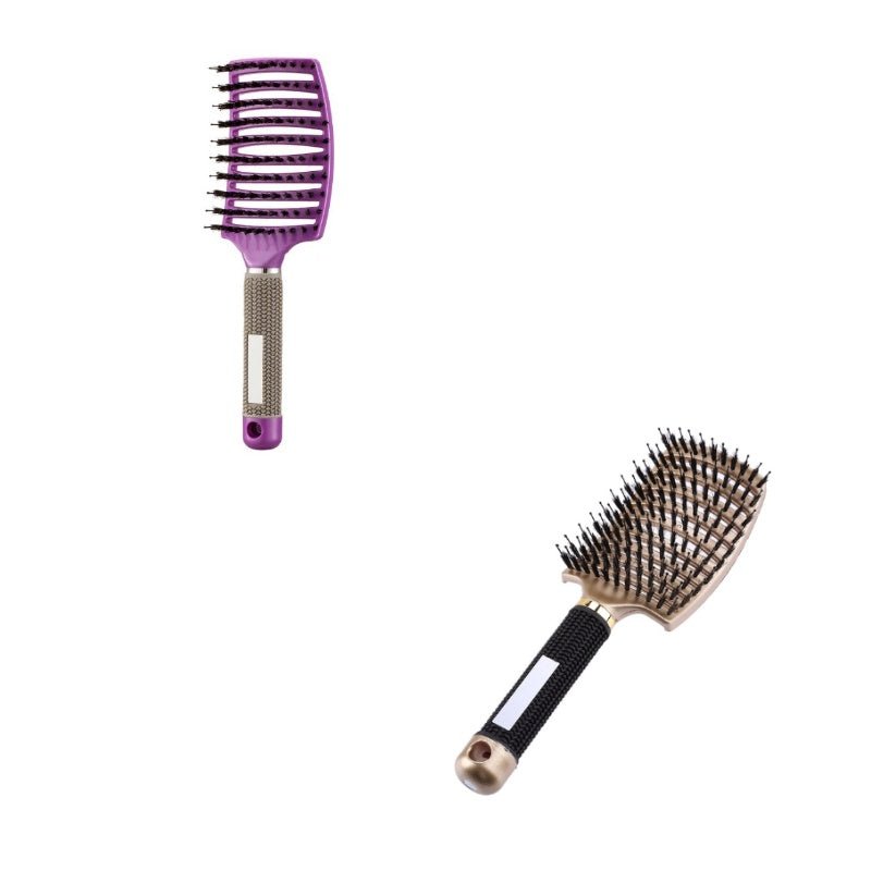 Hairbrush Anti Klit Brushy Haarborstel Women Detangler Hair Brush Bristle Nylon Scalp Massage Teaser Hair Brush Comb - pokema9213638166b4ec1942120023dc6fce22