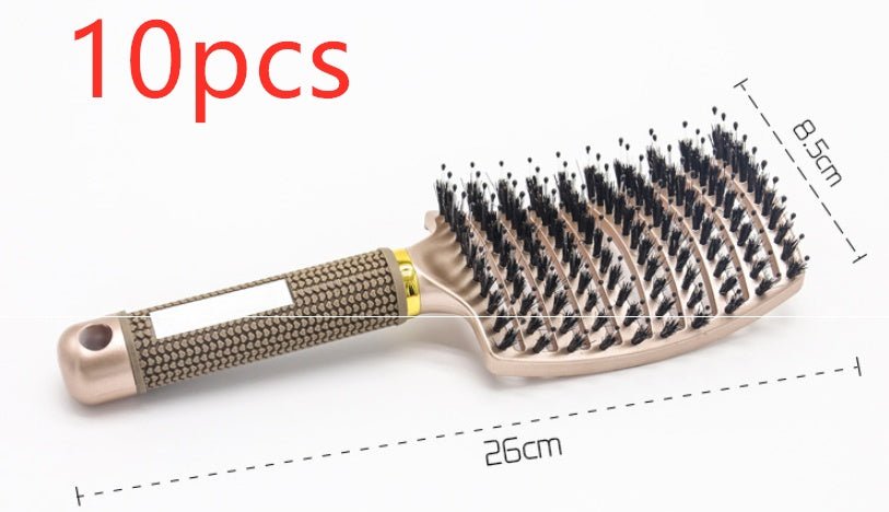 Hairbrush Anti Klit Brushy Haarborstel Women Detangler Hair Brush Bristle Nylon Scalp Massage Teaser Hair Brush Comb - pokema1a9ec43711706f5fb6c1438d703b9714