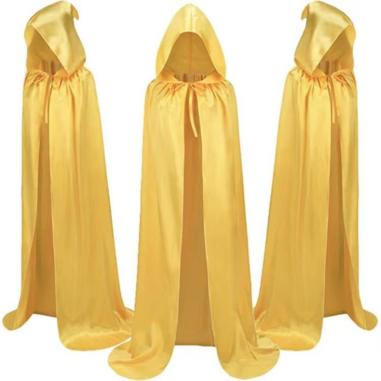 Halloween Cloak Costumes Wizard Cloak For Children Hooded Capes Mantle Black Party Decoration - pokemab1051882adf4958b0443e294a2dc39fd