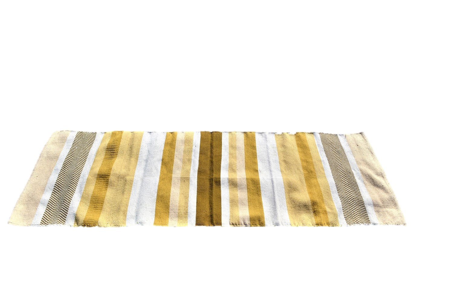 Handwoven cotton Floor Yoga Meditation Prayer Rug - pokemaHandwoven cotton Floor Yoga Meditation Prayer Rug